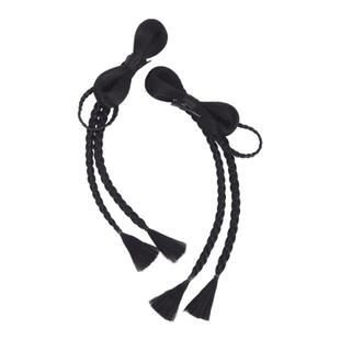 儿童古风假发髻盘发蝴蝶结发夹女童古典舞假发头饰一体式明制造型