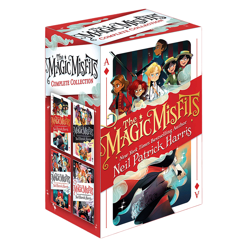 英文原版 The Magic Misfits Complete Collection 魔法边缘少年 4册盒装 战胜逆境的友谊魔法冒险故事书 英文版 进口英语书籍