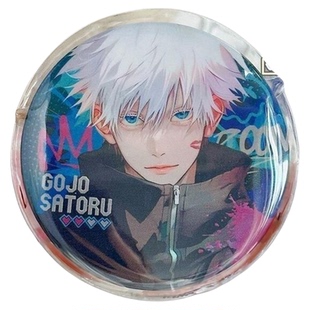 吧唧保护套防摔75mm谷子托痛包展示套吧唧保护袋透明圆形58mm包防刮挂件包挂件透明圆形徽章防摔谷子收纳套