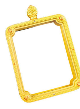 尼泊尔唐卡方形嘎呜盒藏式吊坠