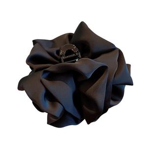 2024新款泡泡抓夹高级感蝴蝶结发夹后脑勺盘发发夹发卡鲨鱼夹头饰