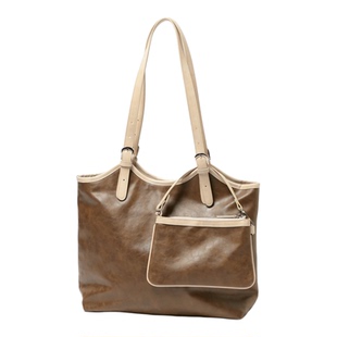 LOWRYS FARM提包女2025新款日式简约潮流仿皮质子母托特包607119