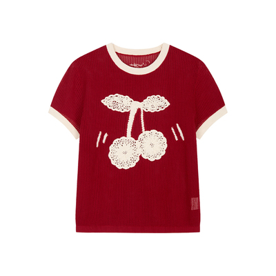 UOOYAA/乌丫手作毛衫T恤