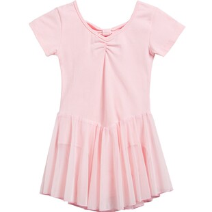 芭蕾舞裙女童舞蹈服秋冬季儿童中国舞练功服女长袖跳舞体操服纱裙