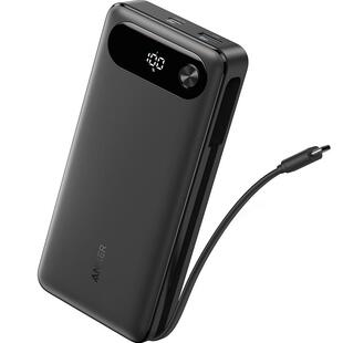 【3C认证标识】Anker安克自带线充电宝65W超级快充20000mAh超大容量适用17苹果16华为笔记本电脑便携移动电源