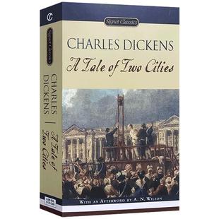 正版世界经典文学名著小说原著A Tale of Two Cities双城记查尔斯 狄更斯英文原版中学高中大学课文艰难时代远大前程雾都孤儿