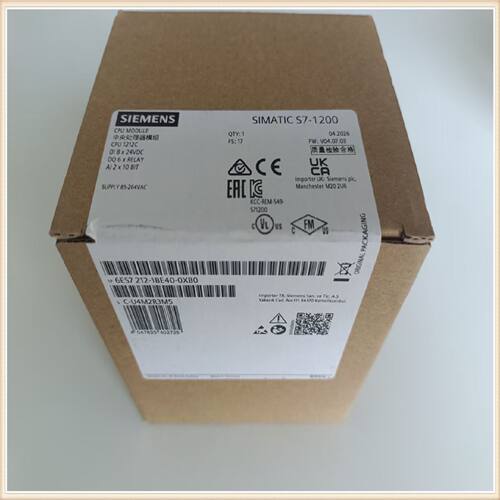 议价全新现货6ES72121BE400XB0西门子S71200CPU模块6ES72121BE4OO
