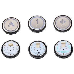 杭州西奥电梯配件圆形外呼轿厢按钮XHB_NR36C_A02 B02 C02R34V3.0