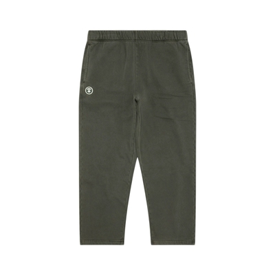 Aape小标徽章水洗做旧薄绒休闲裤