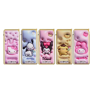 可爱卡通50支整盒防风打火机批发家用充气一次性火机定制订做印字