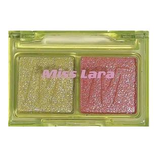 青苹果乐园!甜心俏皮网球少女双色眼影粉绿草绿荧光跳跃薄荷曼波