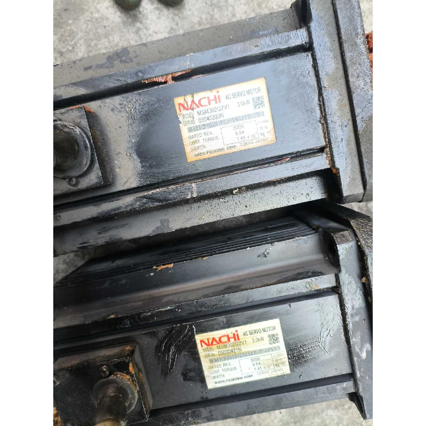 议价NACHI那智机器人电机MSM302Q2V1二手拆机,3kw