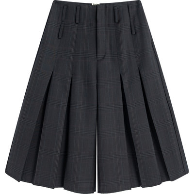 Studio1till8威尔士格纹百褶裙裤