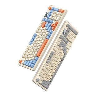 狼途L98静音键盘鼠标套装有线女生高颜值办公游戏通用屏幕RGB背光