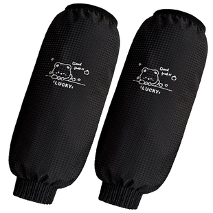 秋冬罗口成人长款加大罗口防水袖套干活防脏套袖男女羽绒服手袖头