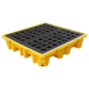 防渗漏托盘化学品危废液体防泄接油盘二次容器塑料机油桶防漏卡板