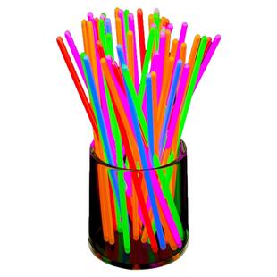 发光荧光棒儿童无毒莹光彩色棒炫彩新年晚会玩具夜银光棍萤火手环