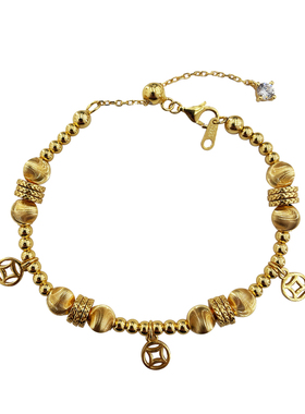 minicyberS925银镀金链复古钱币