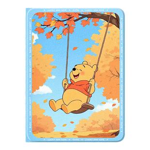 适用苹果ipadair6平板保护套air5女生ipad10第9代8新款维尼熊ipadpro11保护壳mini7好看air3迷你4带笔槽mini2