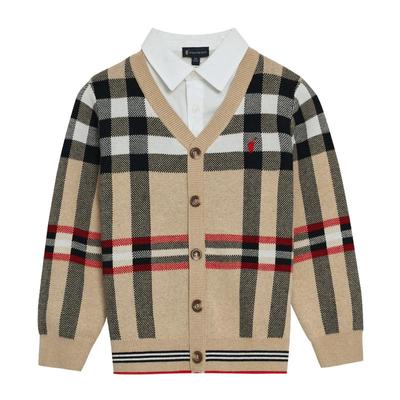 POLOWALK秋季男童线衫假两件