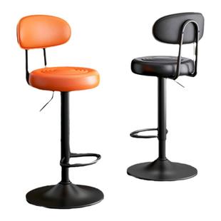 吧台椅家用高脚凳旋转凳子升降收银台高椅子前台吧凳商用圆凳转椅