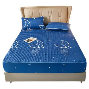 防水床笠隔尿夹棉床笠床罩防尘罩床套罩床垫保护罩夏款床单套防滑