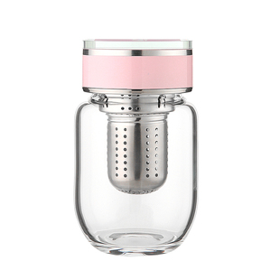 单层加厚玻璃杯新款大容量女士便携胖胖杯耐热防爆迷你可爱吨吨杯