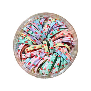 彩色皮筋高弹力儿童头绳2026新款高端女童发圈宝宝不伤发发绳发饰