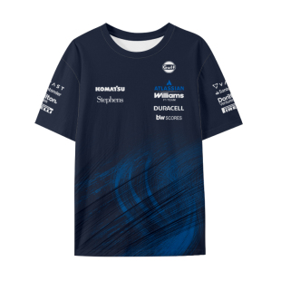 2026威廉姆斯车队服F1方程式赛车服速干短袖t恤衫男女冰丝感半袖