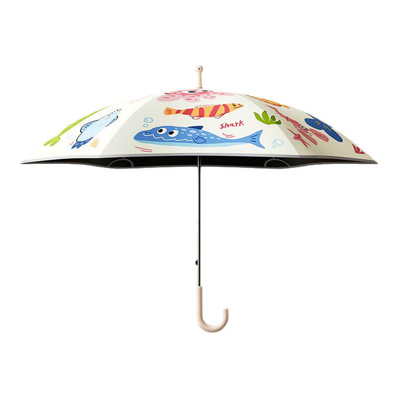 儿童黑胶晴雨两用防戳伤遮阳伞