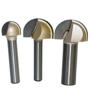 浪潮专业级圆底刀木工铣刀U型具铝塑板刀头电木铣雕刻机锣刀深圆