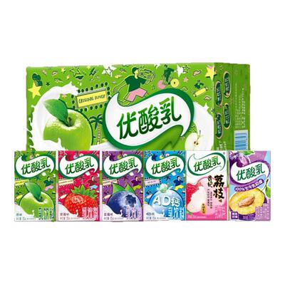 1月新货优酸乳多口味250ml*24盒
