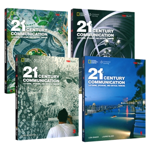 【麦凯思图书】原版进口21st Century Communication 21世纪 全套学生书英语专项交流听说批判性思维美国国家地理高中带线上练习