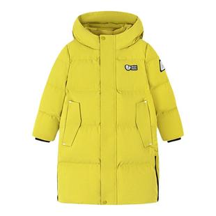 迷你巴拉巴拉男女童长款羽绒服2025冬季儿童过膝三防加厚保暖外套