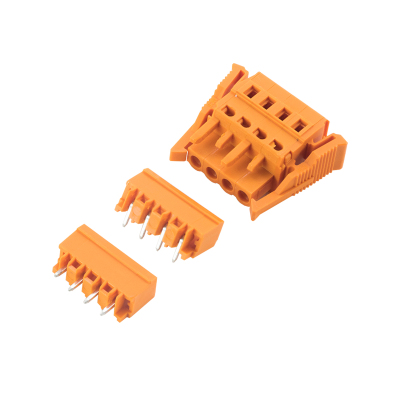 MCS5.08弹簧插拔式焊PCB对插对插