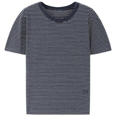 MindBridge条纹短袖T恤