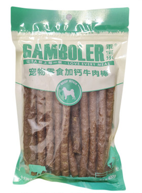 麦富迪狗狗零食乖宝乐高钙牛肉棒