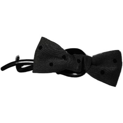 Miu系波点蝴蝶结扭扭夹抓夹女