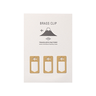 日本TRC TFA黄铜制品系列Traveler‘s notebook手帐本装饰吊坠镂空黄铜书签TN笔记本配件天猫旗舰店独家限定