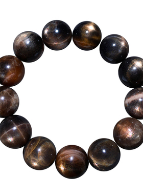 天然大颗粒骨干长石手链礼物情侣