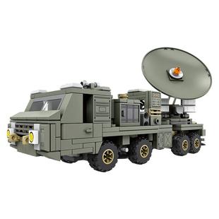 开智积木现代军事装备坦克导弹车炮车儿童拼装玩具益智男孩礼物新