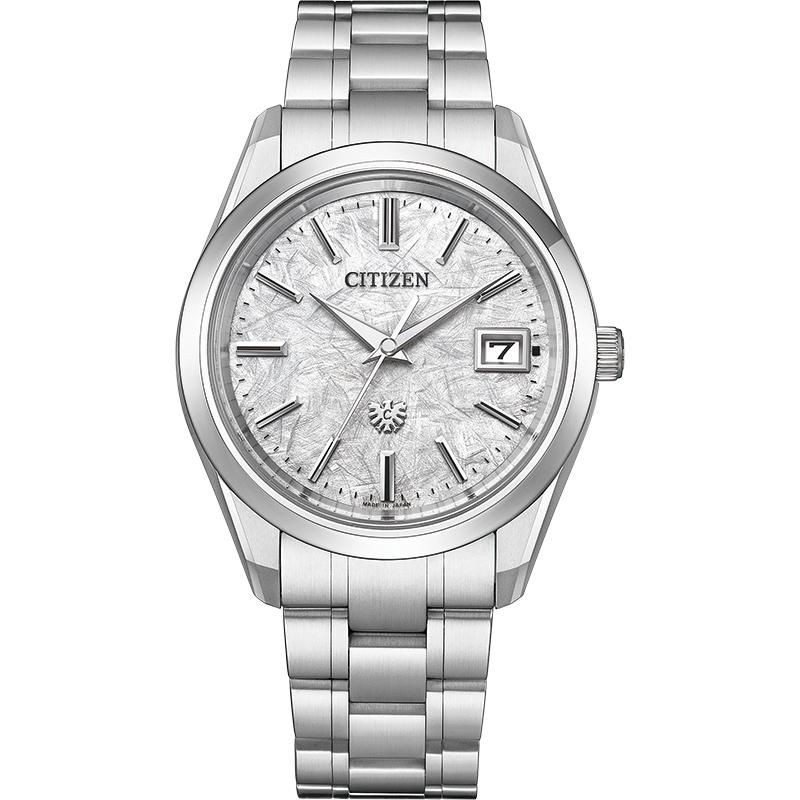 citizen西铁城The CITIZEN/鹰爵系列舒博钛男士商务手表AQ4100