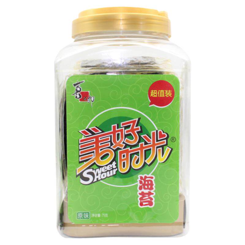 喜之郎75g即食紫菜美好时光海苔