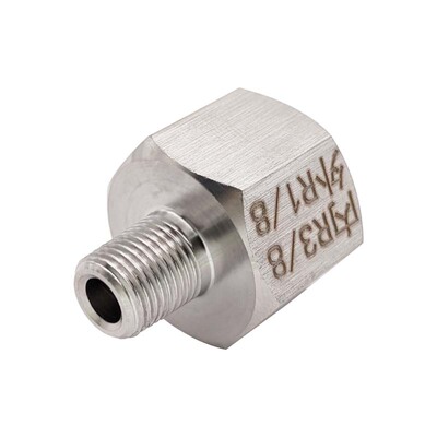 内Rc1/2-外R1/8不锈钢螺纹转接头