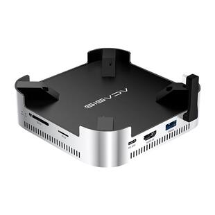 阿卡西斯macmini4扩展坞适用M4Pro转M.2硬盘盒扩容16T内存扩展USB传输10Gbps读卡多接口Mac mini桌面底座支架