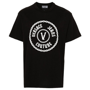 Versace/范思哲VJ 男士时尚奢潮纯棉圆领短袖T恤 77GAHT03 CJ00T