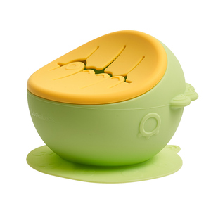 【自营】乐扣乐扣宝宝专用辅食碗婴儿吸盘碗儿童防摔硅胶碗零食碗