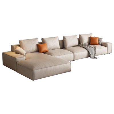 豆腐块布艺沙发法莎蒂