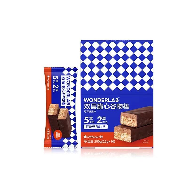Wonderlab谷物棒代餐棒营养饱腹