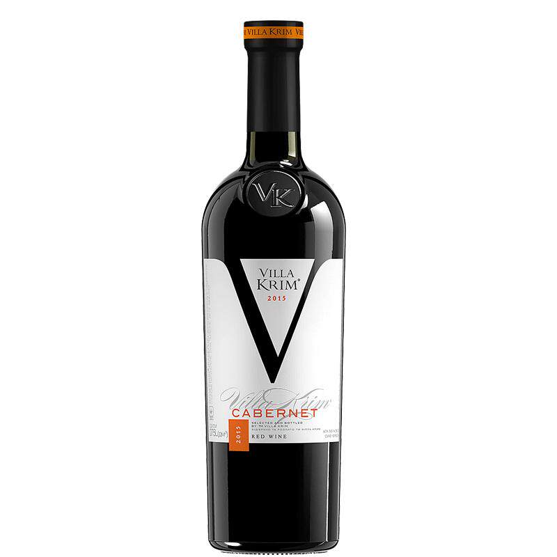 原瓶进口葡萄酒克里米亚大v750ml赤霞珠干红半甜买赠特惠包邮